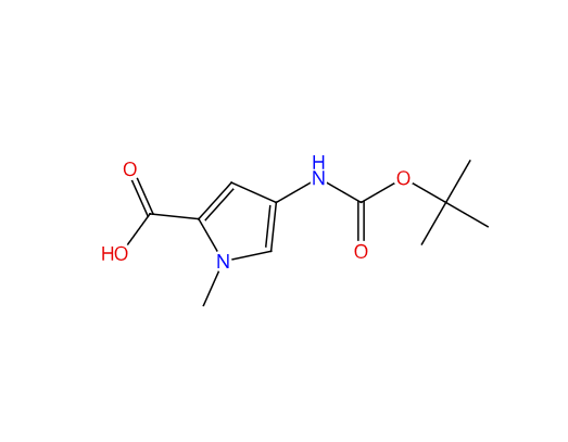4-[(叔丁氧羰酰)氨基]-1-甲基-1H-吡咯-2-甲酸,4-((tert-Butoxycarbonyl)amino)-1-methyl-1H-pyrrole-2-carboxylic acid