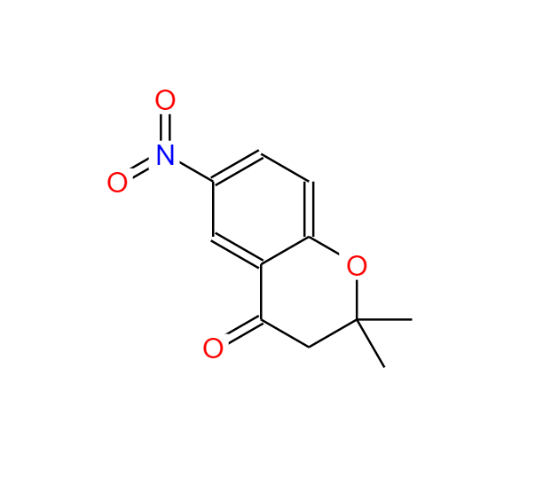 2,2-二甲基-6-硝基-二甲基甲氧基苯并二氢吡喃-4-酮,2,2-DIMETHYL-6-NITRO-CHROMAN-4-ONE