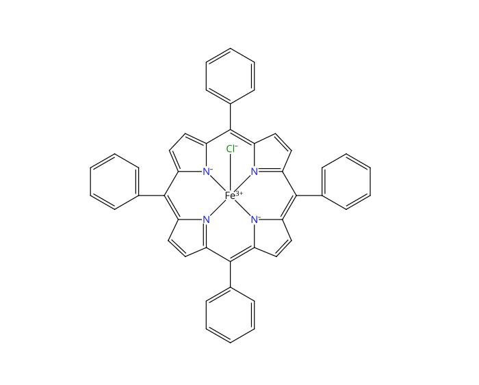 四苯基卟啉铁,Iron(III) meso-tetraphenylporphine chloride