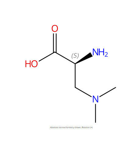 3-(N,N-二甲基氨基)-L-丙氨酸,(2S)-2-amino-3-(dimethylamino)propanoic acid
