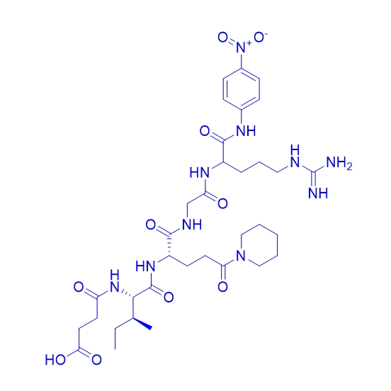 Xa因子的特异性显色底物多肽,Suc-Ile-Glu(γ-pip)-Gly-Arg-pNA hydrochloride
