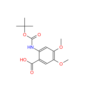 2-叔丁氧基羰氨基-4,5-二甲氧基苯甲酸