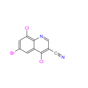 4,8-二氯-6-溴-喹啉-3-甲腈
