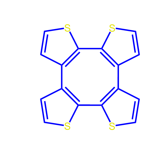 Cycloocta[1,2-b:4,3-b':5,6-b'':8,7-b''']tetrathiophene,Cycloocta[1,2-b:4,3-b':5,6-b'':8,7-b''']tetrathiophene