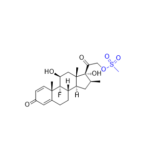 倍他米松杂质15,2-((8S,9R,10S,11S,13S,14S,16S,17R)-9-fluoro-11,17-dihydroxy-10,13,16-trimethyl-3-oxo-6,7,8,9,10,11,12,13,14,15,16,17-dodecahydro-3H-cyclopenta[a]phenanthren-17-yl)-2-oxoethyl methanesulfonate