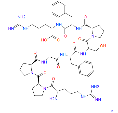 舒缓激肽H-Arg-Pro-Pro-Gly-Phe-Ser-Pro-Phe-Arg-OH,Bradykinin