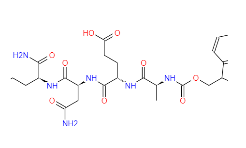 L-Lysinamide,?N-[(9H-fluoren-9-ylmethoxy)carbonyl]-L-alanyl-L-α-glutamyl-L-asparaginyl- (9CI),L-Lysinamide,?N-[(9H-fluoren-9-ylmethoxy)carbonyl]-L-alanyl-L-α-glutamyl-L-asparaginyl- (9CI)