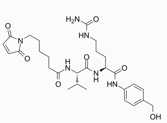 N-[6-(2,5-二氫-2,5-二氧代-1H-吡咯-1-基)-1-氧代己基]-L-纈氨酰-N5-(氨基甲酰基)-N-[4-(羥甲基)苯基]-L-鳥氨酰胺,MC-Val-Cit-PAB