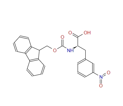 Fmoc-D-3-硝基苯丙氨酸,(R)-2-((((9H-Fluoren-9-yl)methoxy)carbonyl)amino)-3-(3-nitrophenyl)propanoic acid