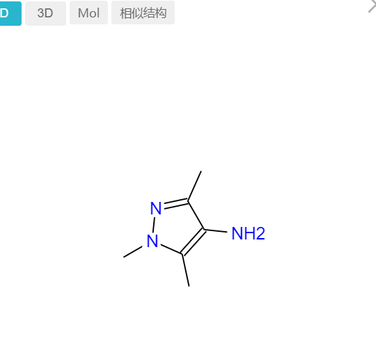 1,3,5-三甲基-吡唑-4-胺,4-AMINO-1,3,5-TRIMETHYLPYRAZOLE