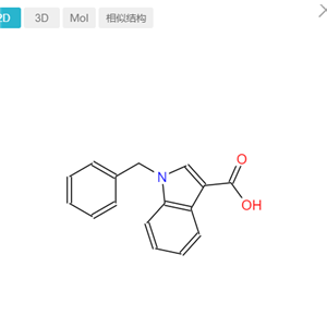 1-苄基吲哚-3-甲酸,1-BENZYLINDOLE-3-CARBOXYLIC ACID
