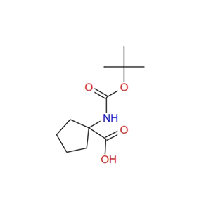 1-(Boc-氨基)环戊烷羧酸,Boc-cycloleucine