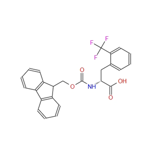 (R)-2-((((9H-芴-9-基)甲氧基)羰基)氨基)-3-(2-(三氟甲基)苯基)丙酸 352523-15-0