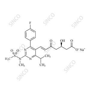 瑞舒伐他汀杂质钠盐(5-氧代瑞舒伐他汀钠盐),Rosuvastatin EP Impurity C
