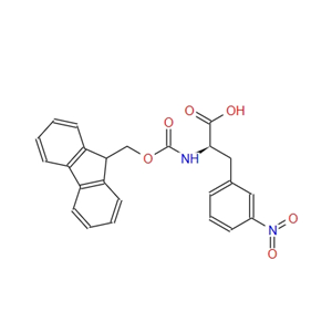 Fmoc-D-3-硝基苯丙氨酸,(R)-2-((((9H-Fluoren-9-yl)methoxy)carbonyl)amino)-3-(3-nitrophenyl)propanoic acid