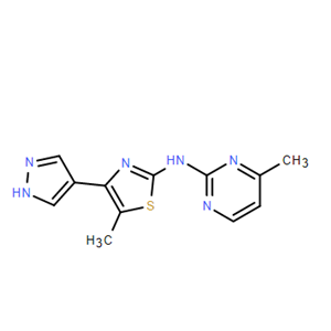  5-甲基-N-(4-甲基嘧啶-2-基)-4-(1H-吡唑-4-基)噻唑-2-胺