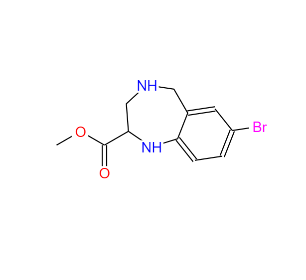 7-溴-2,3,4,5-四氢-1H-苯并[1,4]-氮杂哌嗪-2-甲酸甲酯,7-BROMO-2,3,4,5-TETRAHYDRO-1H-BENZO[E][1,4]DIAZEPINE-2-CARBOXYLIC ACID METHYL ESTER