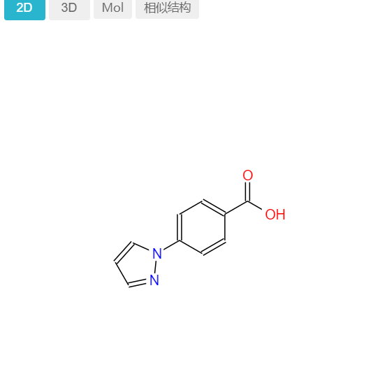 4-(1-吡唑基)苯甲酸,4-(1H-PYRAZOL-1-YL)BENZOIC ACID