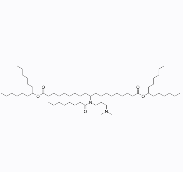 Ionizable lipid-1,1,19-Bis(1-hexylheptyl) 10-[[3-(dimethylamino)propyl](1-oxooctyl)amino]nonadecanedioate