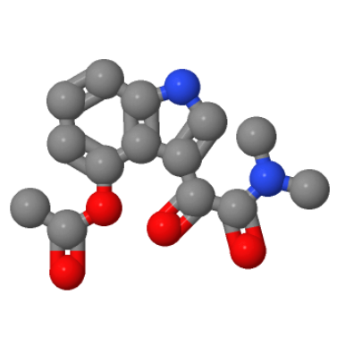 3-(2-(二甲基氨基)-2-氧代乙酰基)-1H-吲哚-4-基乙酸酯,1H-Indole-3-acetamide, 4-(acetyloxy)-N,N-dimethyl-a-oxo-