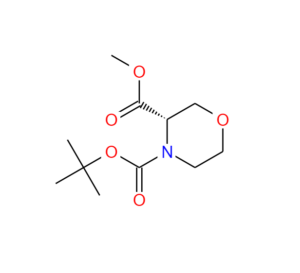 (S)-4-BOC-3-嗎啉甲酸甲酯,(S)-4-tert-butyl 3-Methyl Morpholine-3,4-dicarboxylate