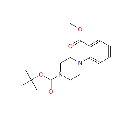 1-BOC-4-(2-甲氧基羰基苯基)哌嗪,1-BOC-4-(2-METHOXYCARBONYLPHENYL)PIPERA&