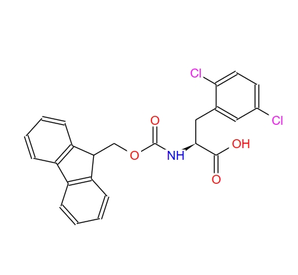 Fmoc-2,5-二氯-L-苯丙胺酸,(S)-2-((((9H-Fluoren-9-yl)methoxy)carbonyl)amino)-3-(2,5-dichlorophenyl)propanoic acid