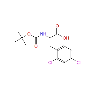 Boc-L-2,4-二氯苯丙氨酸,(S)-2-((tert-Butoxycarbonyl)amino)-3-(2,4-dichlorophenyl)propanoic acid