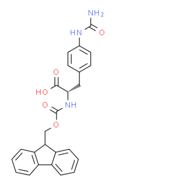 (S)-2-((((9H-氟-9-基)甲氧基)羰基)氨基)-3-(4-脲基苯基)丙酸,Fmoc-Aph(Cbm)-OH