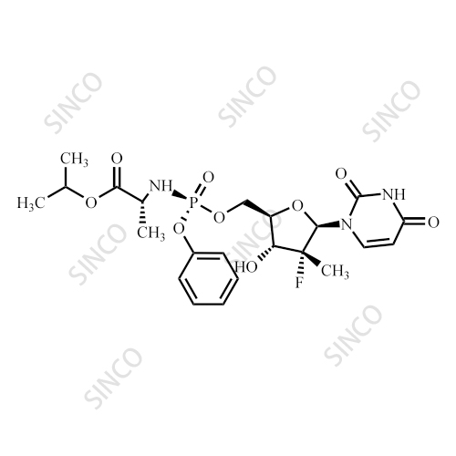 索非布韋雜質(zhì)2,isopropyl ((R)-(((2R,3R,4R,5R)-5-(2,4-dioxo-3,4-dihydropyrimidin-1(2H)-yl)-4-fluoro-3-hydroxy-4-methyltetrahydrofuran-2-yl)methoxy)(phenoxy)phosphoryl)-D-alaninate