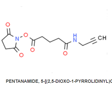 PENTANAMIDE, 5-[(2,5-DIOXO-1-PYRROLIDINYL)OXY]-5-OXO-N-2-PROPYNYL-,PENTANAMIDE, 5-[(2,5-DIOXO-1-PYRROLIDINYL)OXY]-5-OXO-N-2-PROPYNYL-