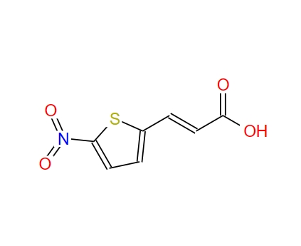 (E)-3-(5-硝基噻吩-2-基)丙烯酸,(E)-3-(5-Nitrothiophen-2-yl)acrylic acid