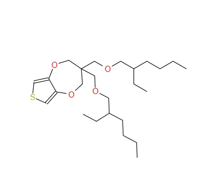 3,3-双((2-乙基己基)氧基)甲基)-3,4-二氢-2H-噻吩并[3,4-b][1,4]二氧杂环庚烷,3,3-Bis(((2-ethylhexyl)oxy)methyl)-3,4-dihydro-2H-thieno[3,4-b][1,4]dioxepine