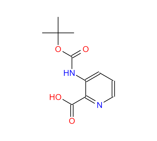 3-(BOC-氨基)-2-甲酸吡啶,3-TERT-BUTOXYCARBONYLAMINO-PYRIDINE-2-CARBOXYLIC ACID