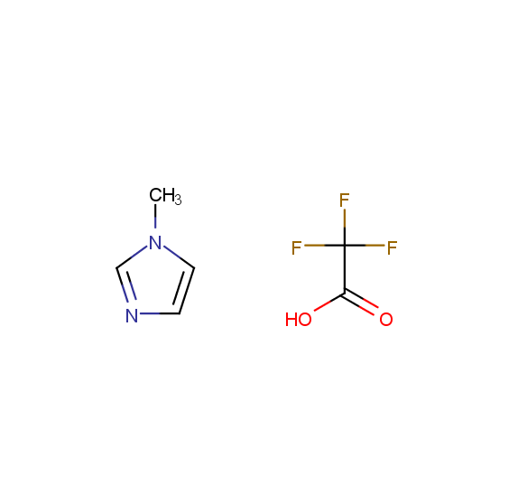 1-甲基咪唑三氟乙酸鹽,2,2,2-trifluoroacetic acid