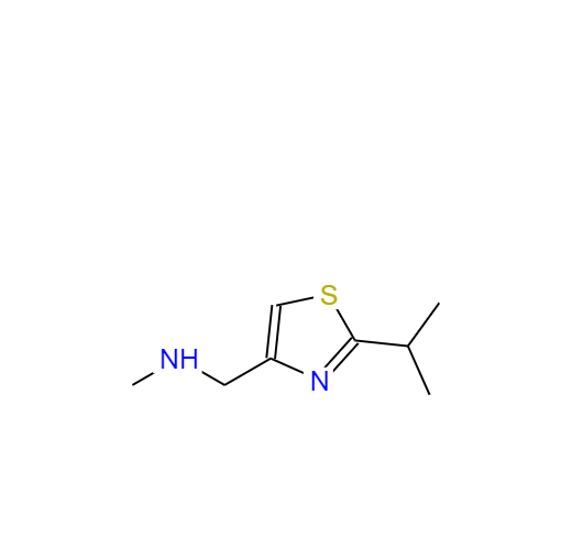 2-異丙基-4-(甲基氨基甲基)噻唑,2-Isopropyl-4-(methylaminomethyl)thiazole