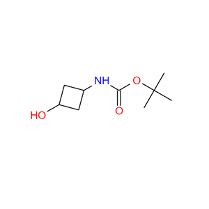 3-羟基环丁胺-1-叔丁氧羰基氨基,Carbamic acid, (3-hydroxycyclobutyl)-, 1,1-dimethylethyl ester (9CI)