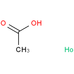醋酸钬；Holmium(III) acetate monohydrate ；25519-09-9；外观：淡黄色结晶体，易溶于水，有潮解性，密闭保存。可提供大包装，按需分装！