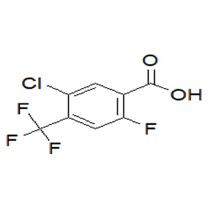 5-氯-2-氟-4-(三氟甲基)苯甲酸