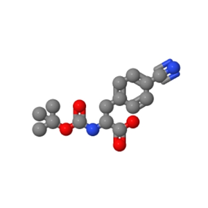 (R)-2-((叔丁氧基羰基)氨基)-3-(4-氰基苯基)丙酸 146727-62-0