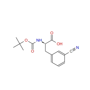 (R)-2-((叔丁氧基羰基)氨基)-3-(3-氰基苯基)丙酸 205445-56-3