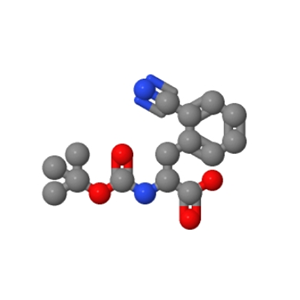 (R)-2-((叔丁氧基羰基)氨基)-3-(2-氰基苯基)丙酸 261380-28-3