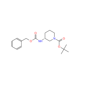 1-Boc-(3R)-3-Cbz-氨基哌啶,1-Piperidinecarboxylic acid, 3-[[(phenylmethoxy)carbonyl]amino]-, 1,1-dimethylethyl ester, (3R)-