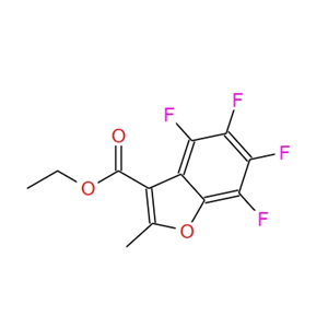 4,5,6,7-四氟-2-甲基苯并[B]呋喃-3-甲酸乙酯, 97% 3265-71-2