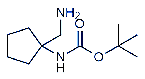 N-[1-(氨基甲基)环戊基]氨基甲酸叔丁酯,tert-Butyl N-[1-(aminomethyl)cyclopentyl]carbamate