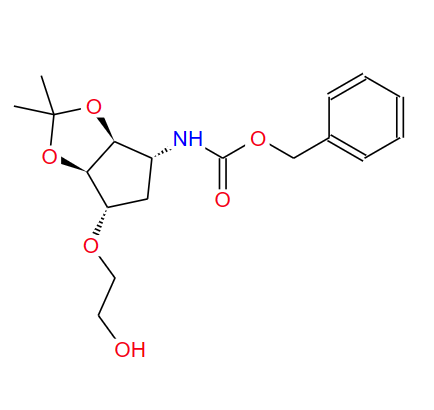 ((3aS,4R,6S,6aR)-6-(2-羥基乙氧基)-2,2-二甲基四氫-3aH-環(huán)戊二烯并[d][1,3]二氧雜環(huán)戊烯-4-基)氨基甲酸芐酯,Benzyl ((3aS,4R,6S,6aR)-6-(2-hydroxyethoxy)-2,2-dimethyltetrahydro-3aH-cyclopenta[d][1,3]dioxol-4-yl)carbamate