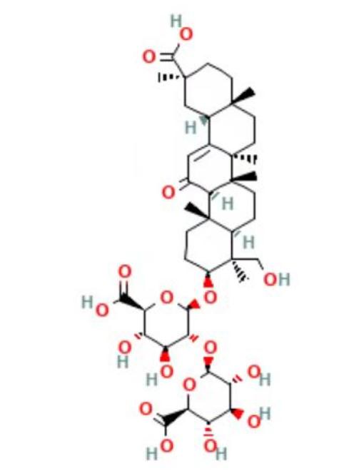 甘草皂苷G2（24-氢氧甘草甜素),Licoricesaponin G2;  24-hydroxyglycyrrhizin