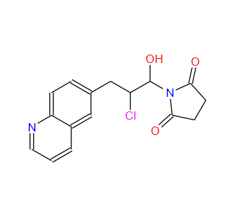 1-[2-氯-1-羟基-3-(6-喹啉基)丙基]-2,5-吡咯烷二酮,1-[2-Chloro-1-hydroxy-3-(6-quinolinyl)propyl]-2,5-pyrrolidinedione