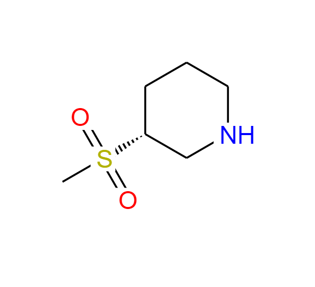 R-3-甲磺酰基哌啶,(R)-3-(Methylsulfonyl)piperidine hydrochloride