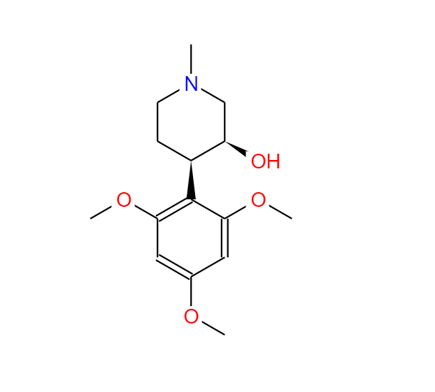 (3R,4R)-4-(2,4,6-三甲氧基苯基)哌啶-3-醇,3-PIPERIDINOL, 1-METHYL-4-(2,4,6-TRIMETHOXYPHENYL)-, (3S,4R)-